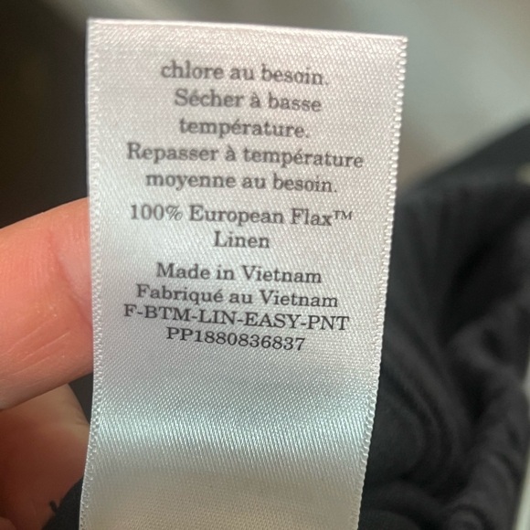 EVERLANE The Linen Easy Pant - 100% European Flax Linen Size Small - Picture 8 of 8